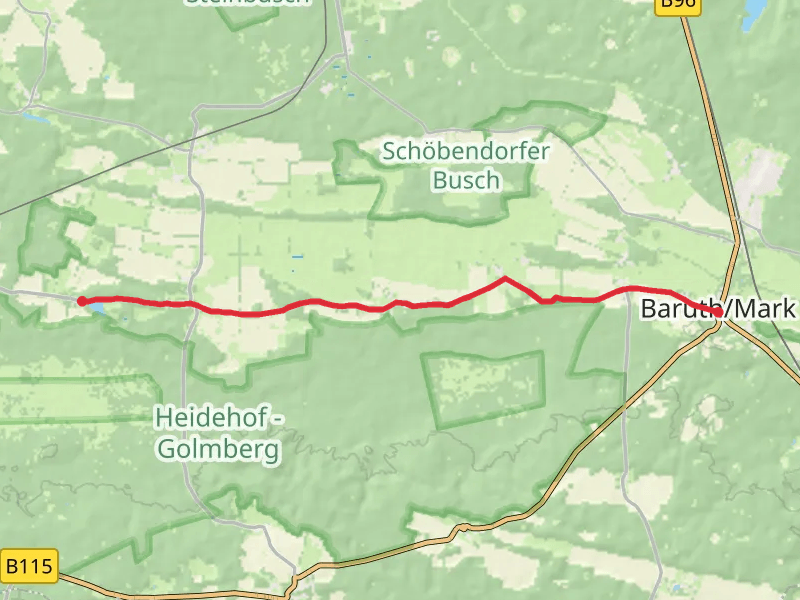 Holbeck to Baruth Walk