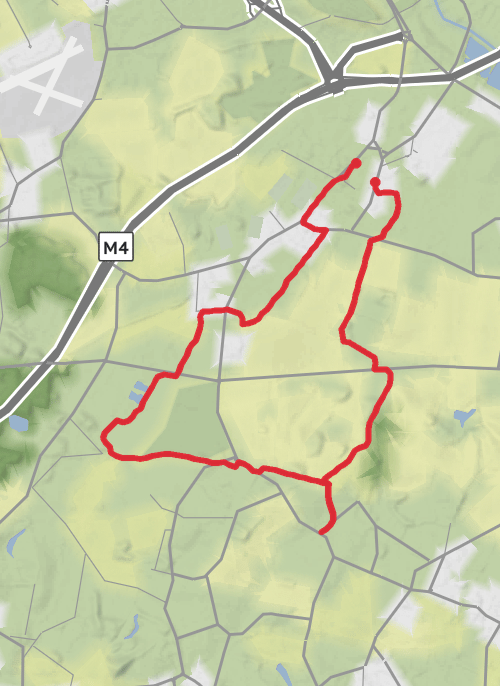 Windsor and Maidenhead - 🏃 Long run — 14km easy + na mobile static map