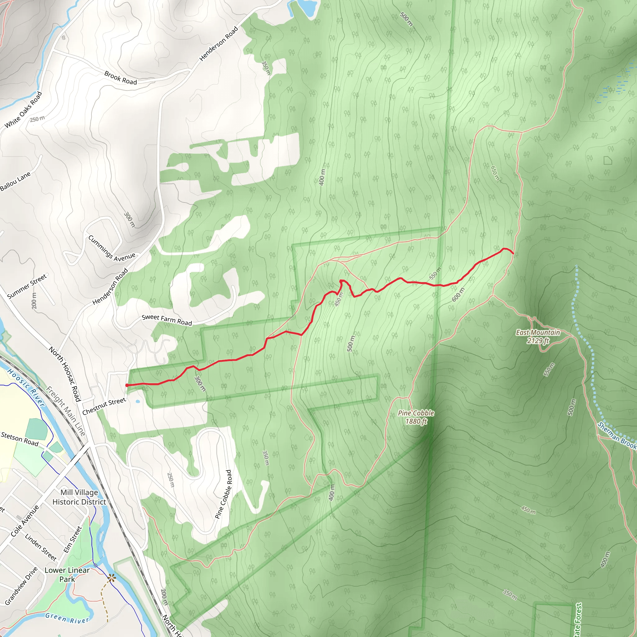 Class of '98 Trail mobile static map