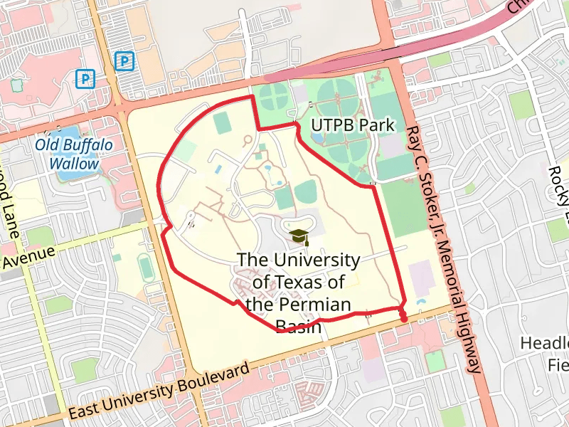 The University of Texas of the Permian Basin Loop