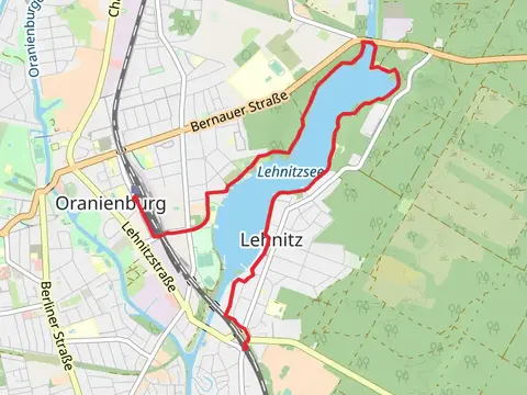 Lehnitzsee via Rundwanderweg Lehnitzsee