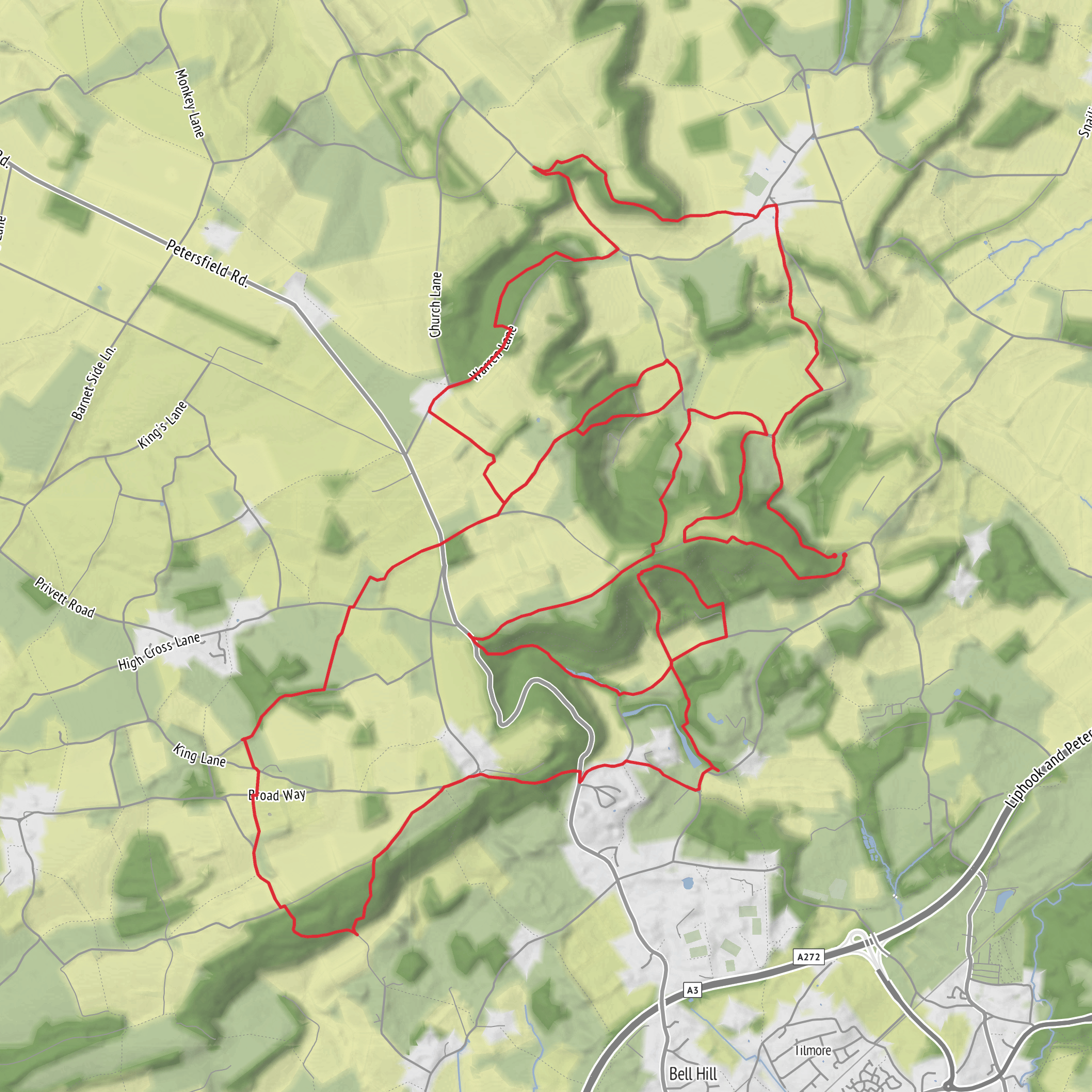 Ashford Hangers mobile static map