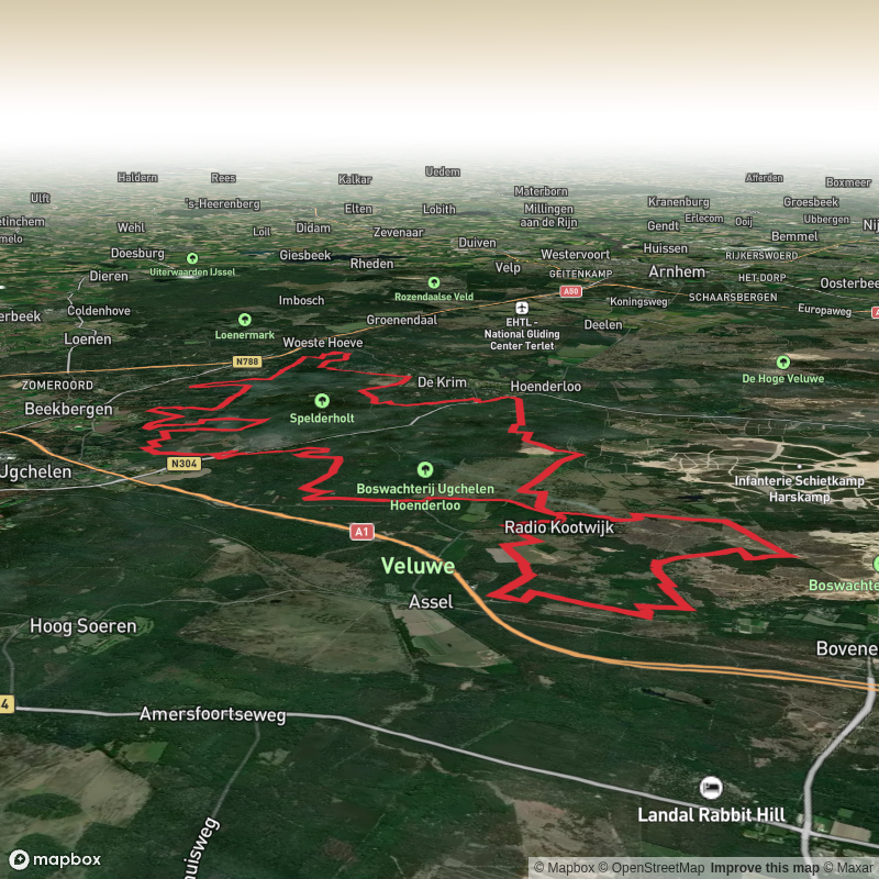Ugchelsche, Hoog Buurlosche and Spelderholt via Waterbergweg
