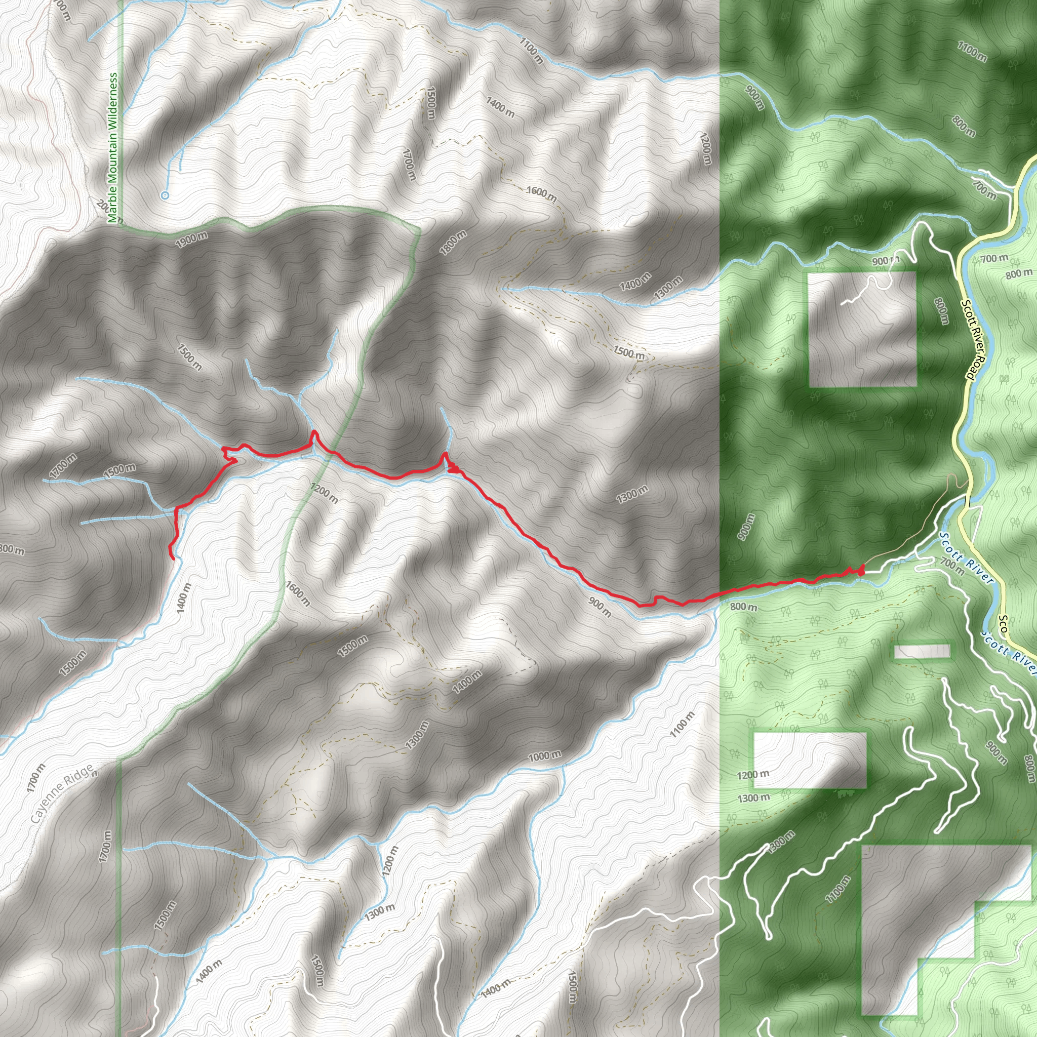 Kelsey Creek Walk mobile static map