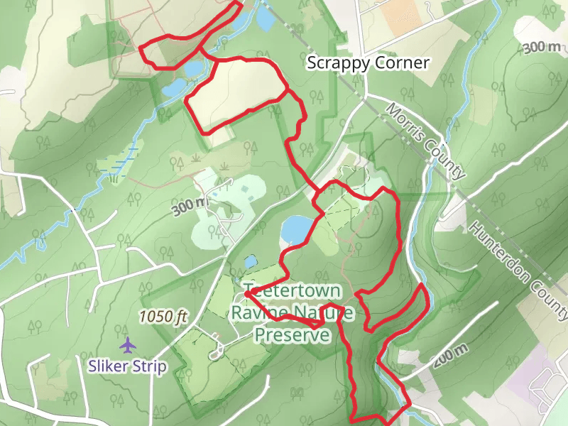 Cross Roads Camp and Retreat Center, Blue and White Loop Trail