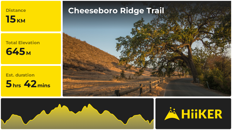 Cheeseboro Ridge Trail | Los Angeles County | California