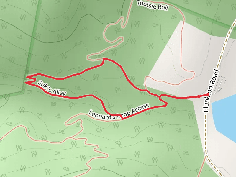 Suki's Alley via Lenord's Loop Access Trail