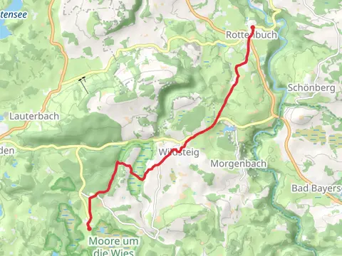 Wies to Rottenbuch via Romantische Strasse