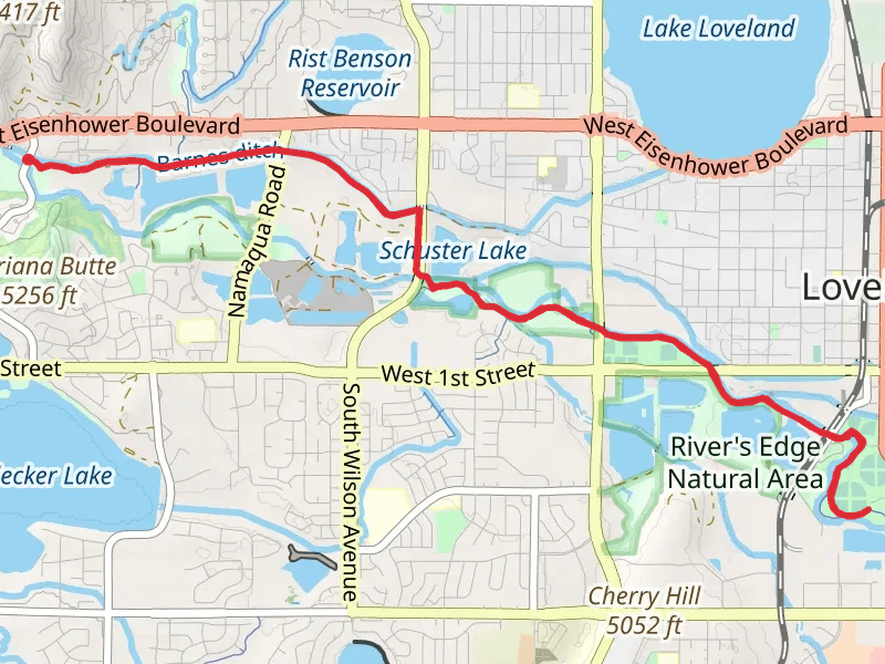 Big Thompson River Trail - Oxbow Natural Area