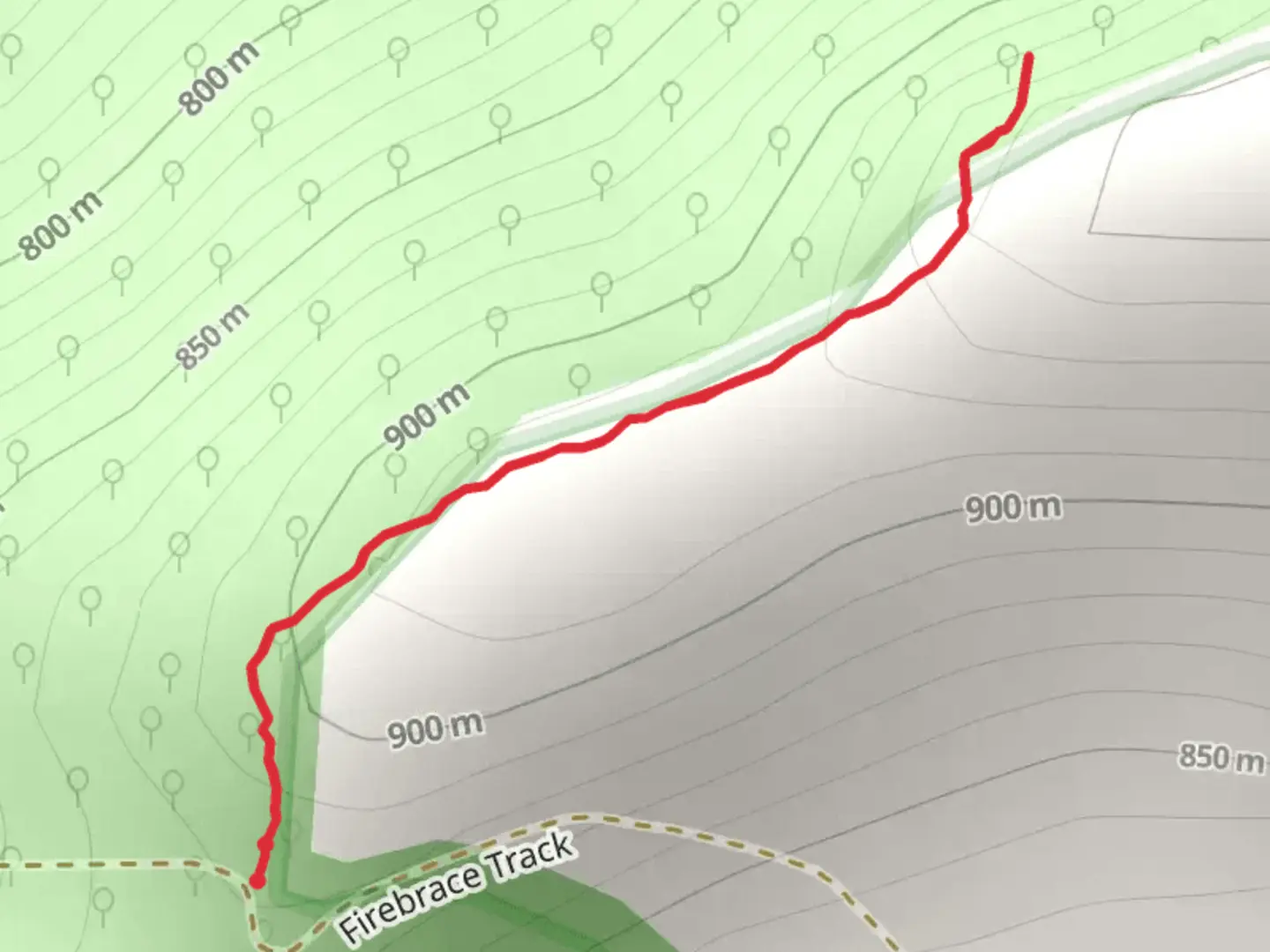 An image depicting the trail Conic Range Walking Track and its surrounding area.