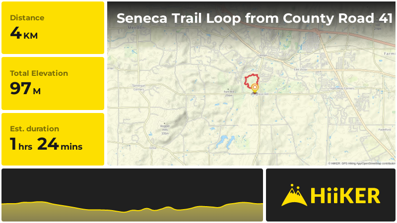 Seneca Trail Loop from County Road 41 | Ontario County | New York