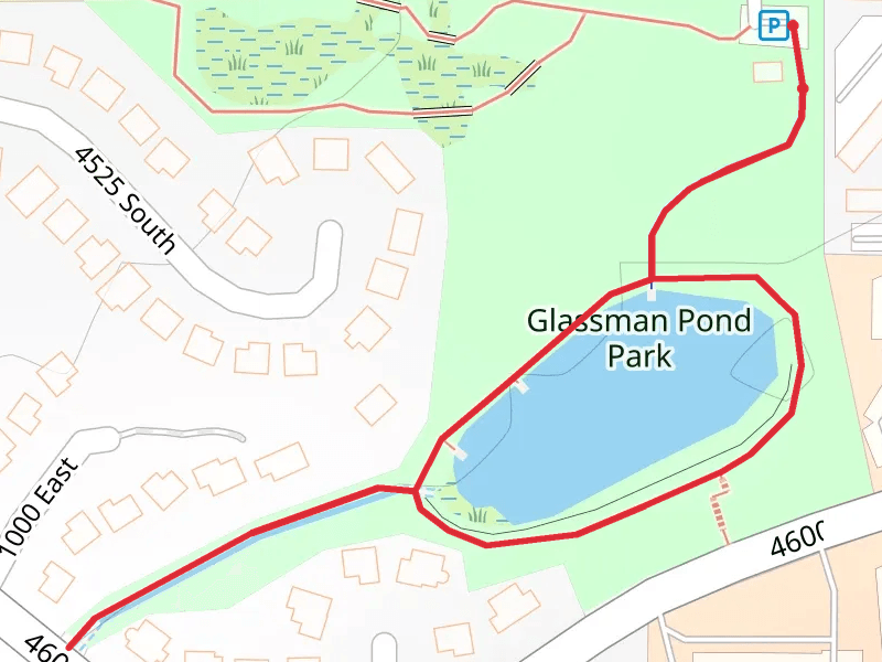 Glassman Pond and Glassman Pond Park Loop