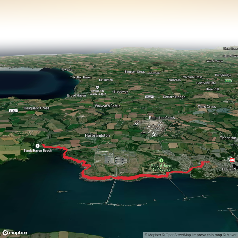 Harbour way to sandy haven and back