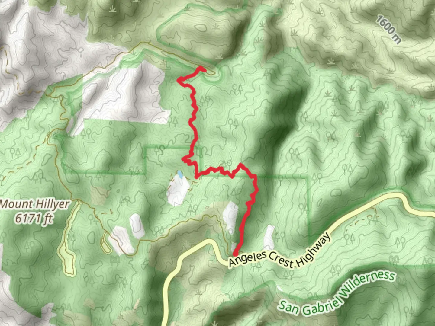 An image depicting the trail Sulphur Springs via Pacific Crest Trail and its surrounding area.