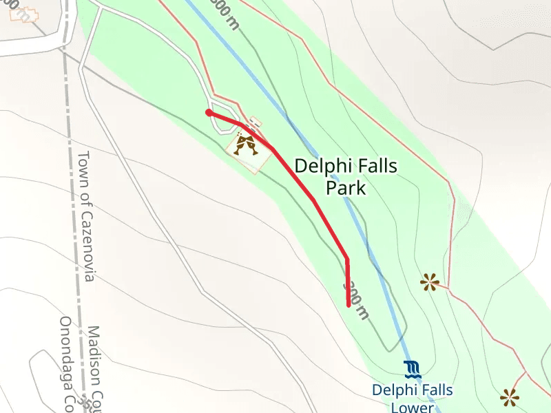 Delphi Falls Park Trail