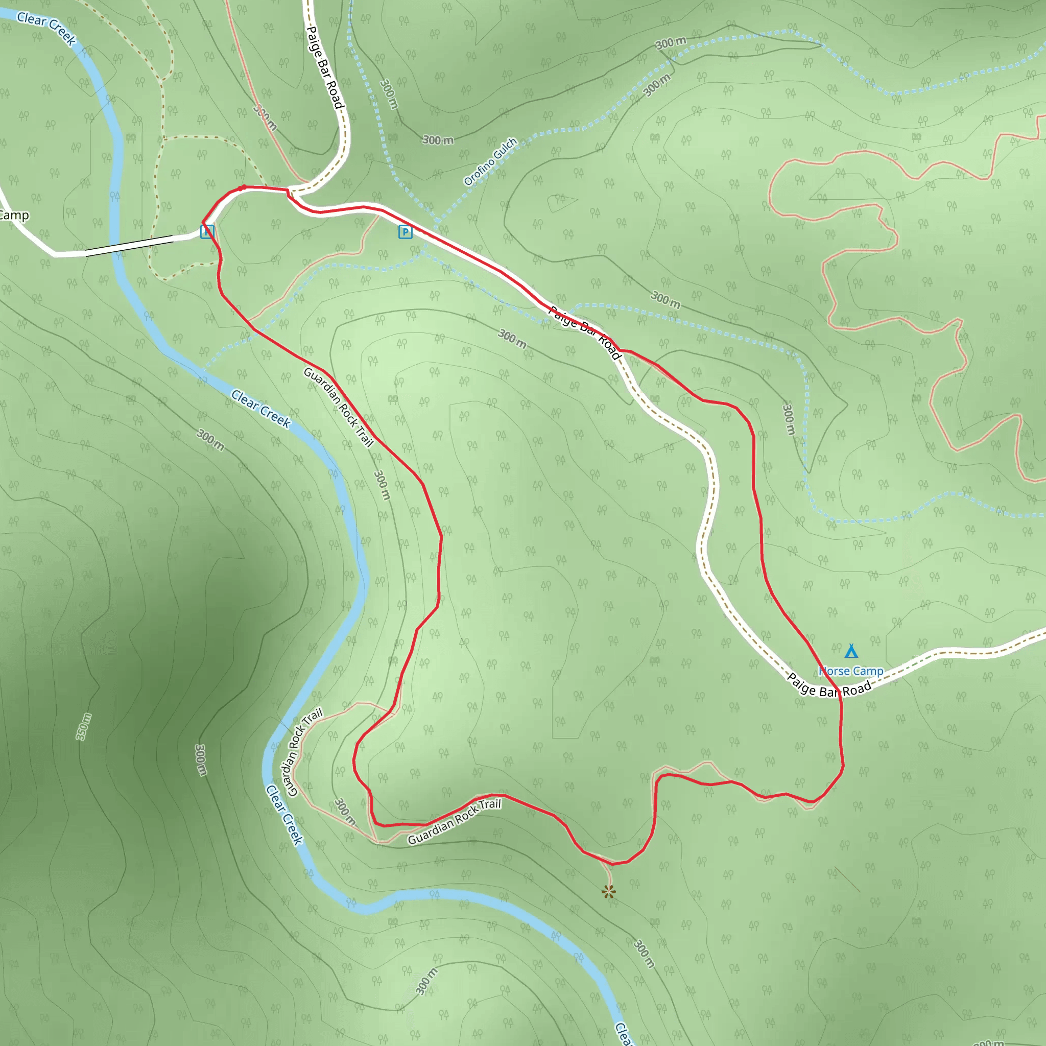 Whiskeytown-Shasta-Trinity Nra Loop - South mobile static map