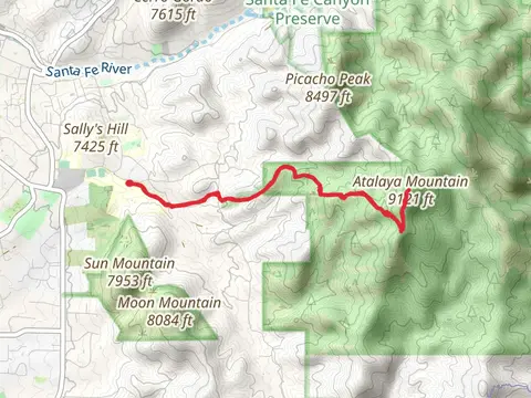 Atalaya Mountain via Saint John's Trail
