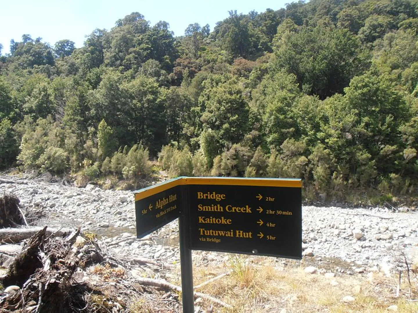 An image depicting the trail Smith Creek - Tauherenikau River and its surrounding area.