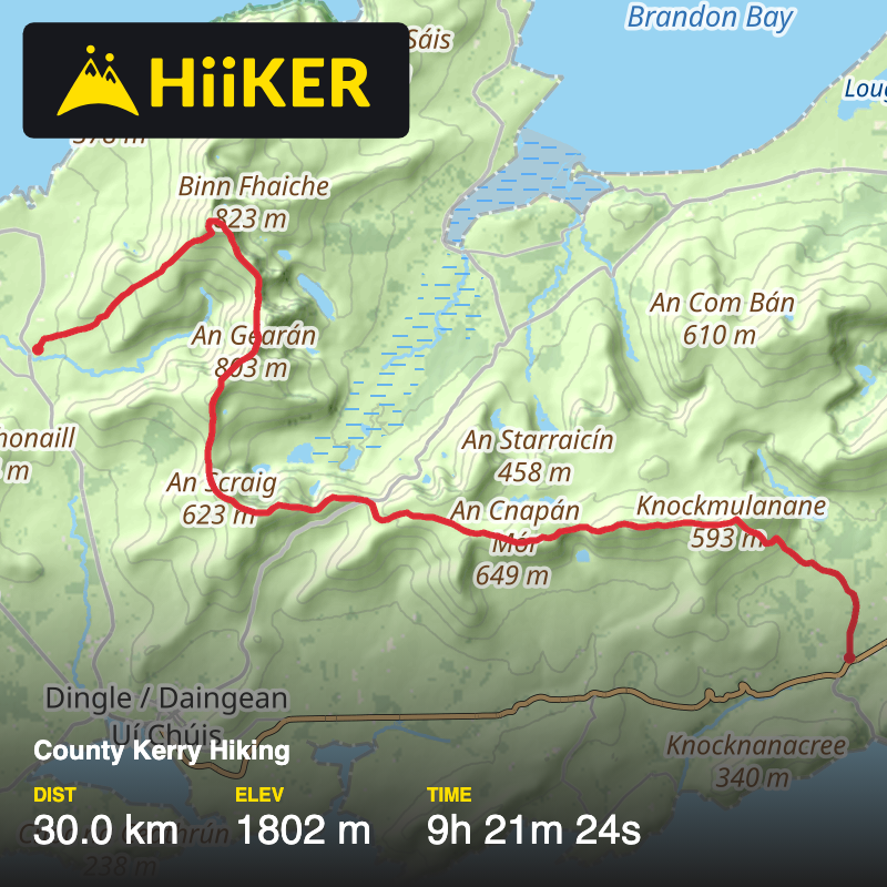 A map preview of the recording Tom Crean Endurance Challenge 2025.