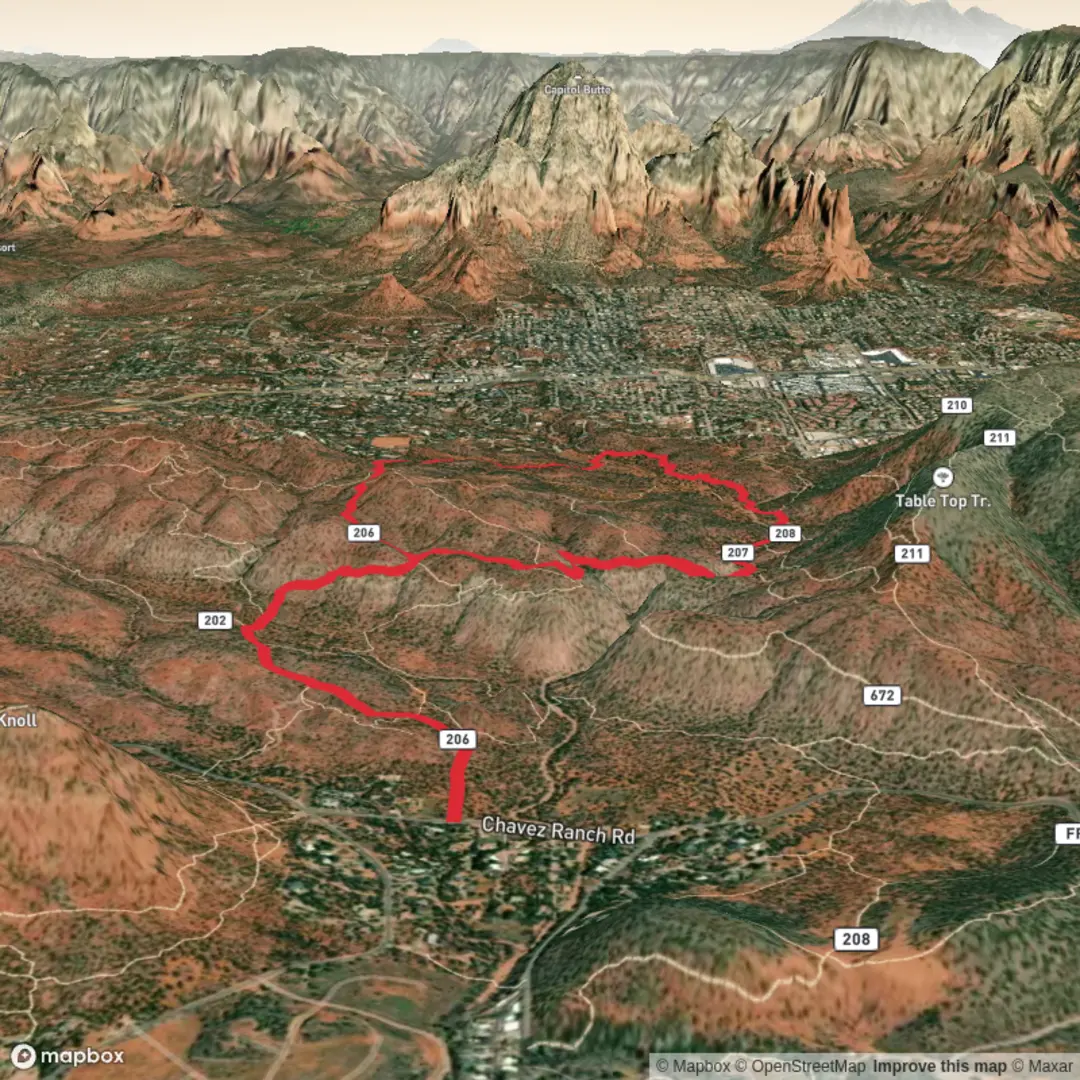 An image depicting the trail Carroll Canyon and Old Post Trail and its surrounding area.