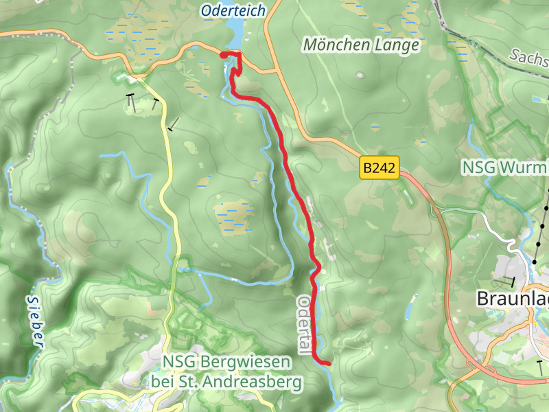 Waldgaststaette via Harzklub Weg mobile static map