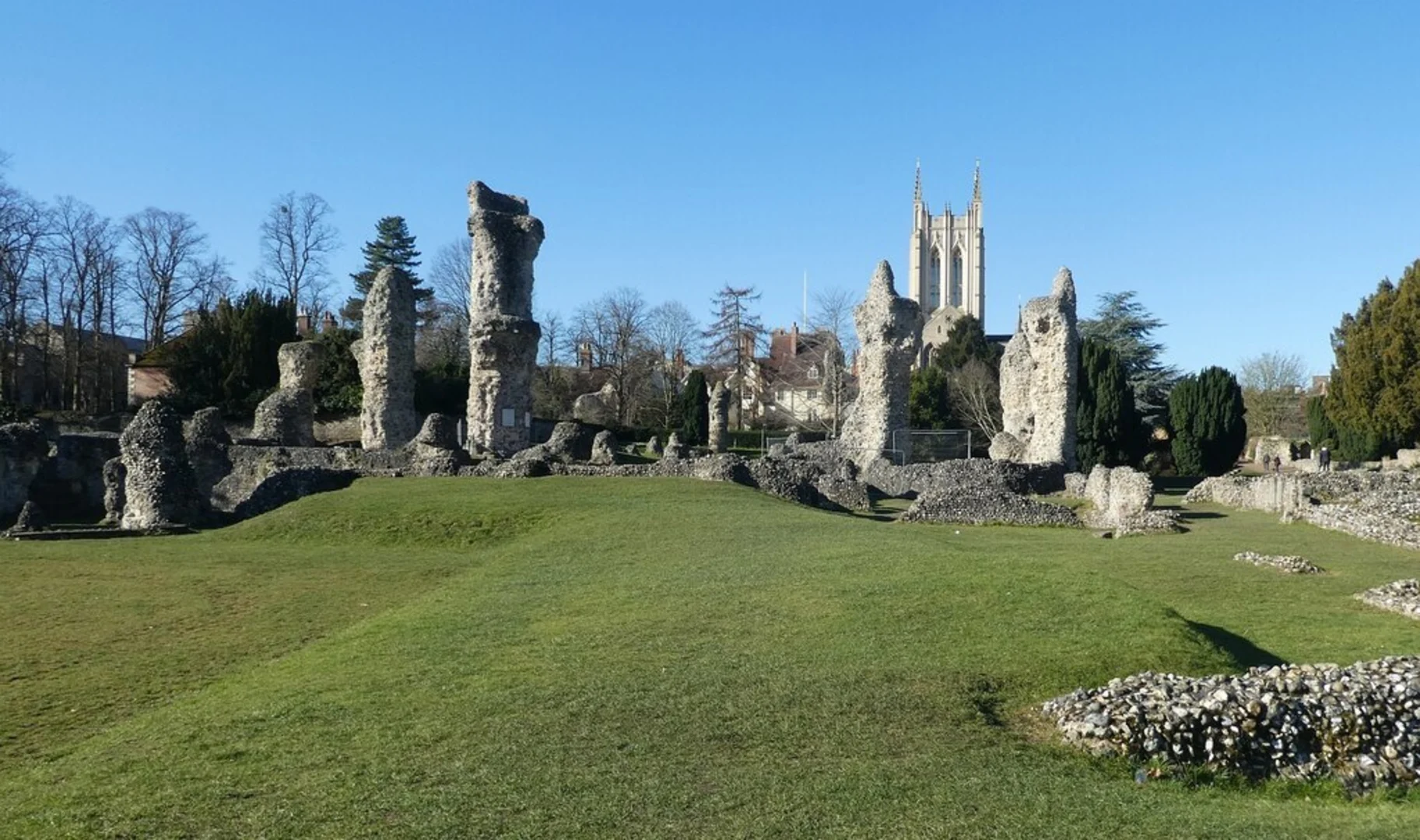 An image depicting the trail Bury St Edmunds and its surrounding area.