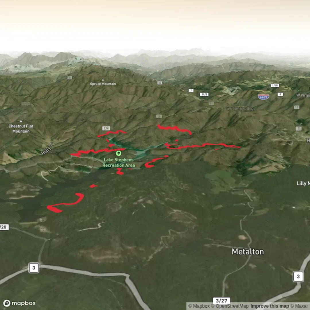 An image depicting the trail Lake Maintanence Road Trail and its surrounding area.