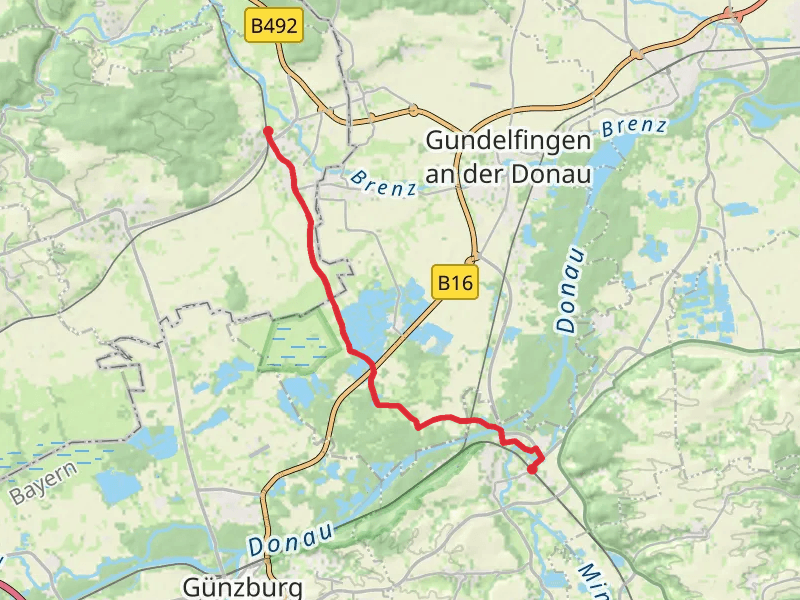 Offingen to Sontheim Walk via Karlshofsee