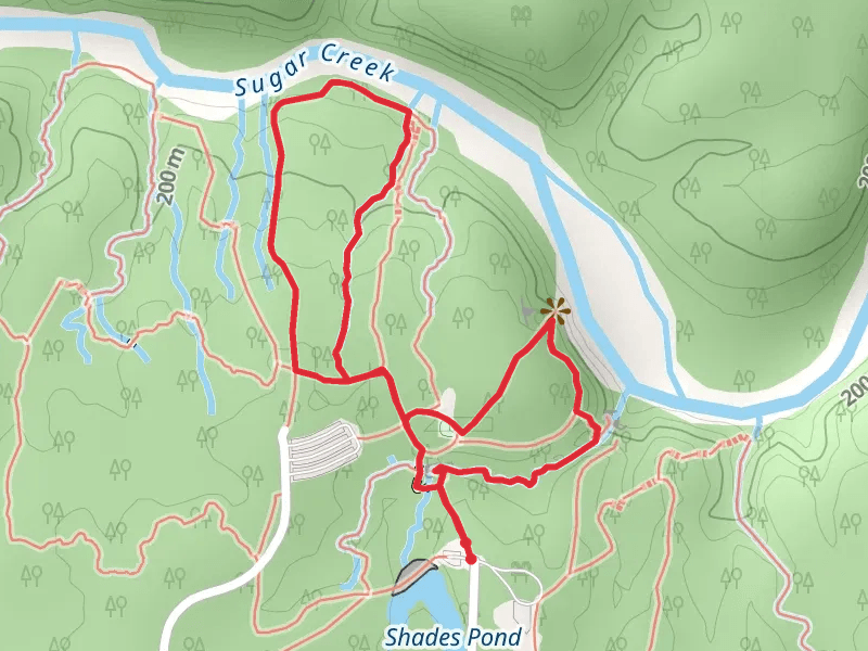 Trail 1 and 4 Loop - Shades Pond