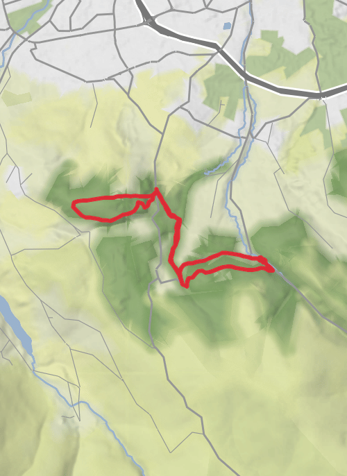Cruagh Wood Loop mobile static map