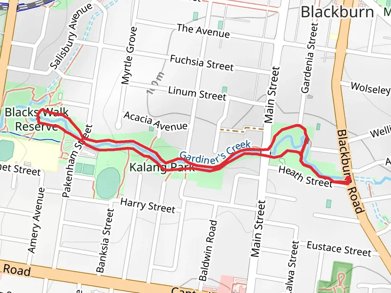 Blackburn Creeklands Walk