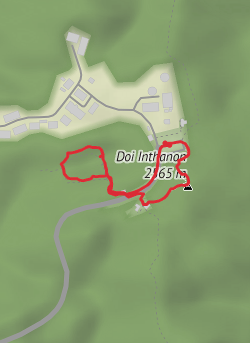 Chom Thong Hiking mobile static map