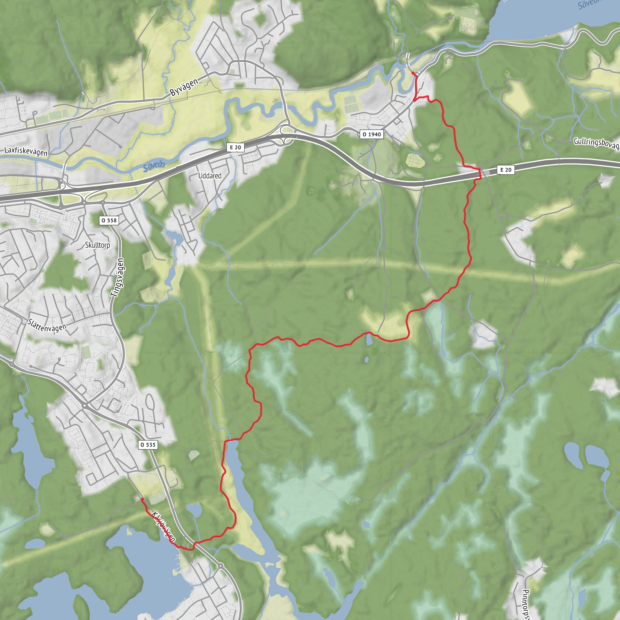 Bohusleden stage 24 mobile static map