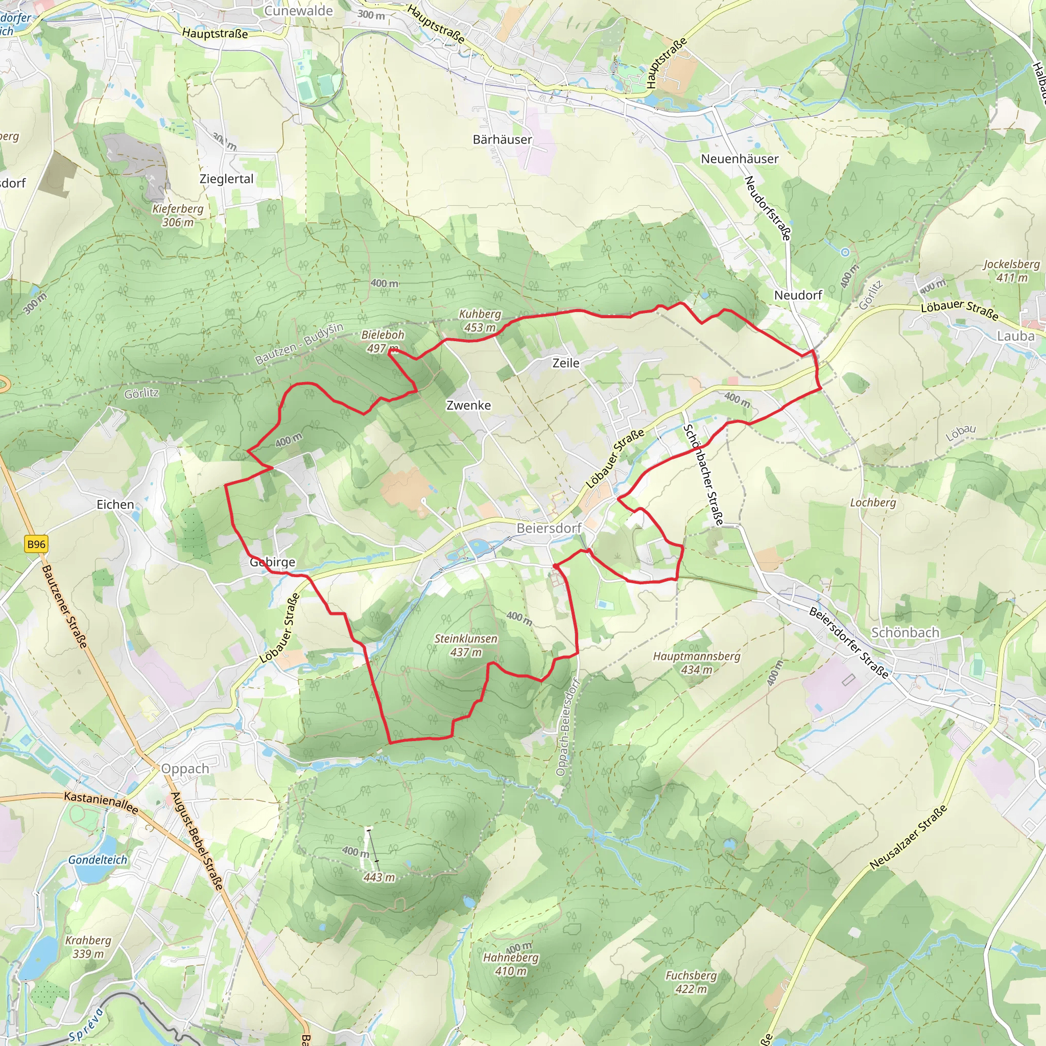 Beiersdorfer Ringweg mobile static map