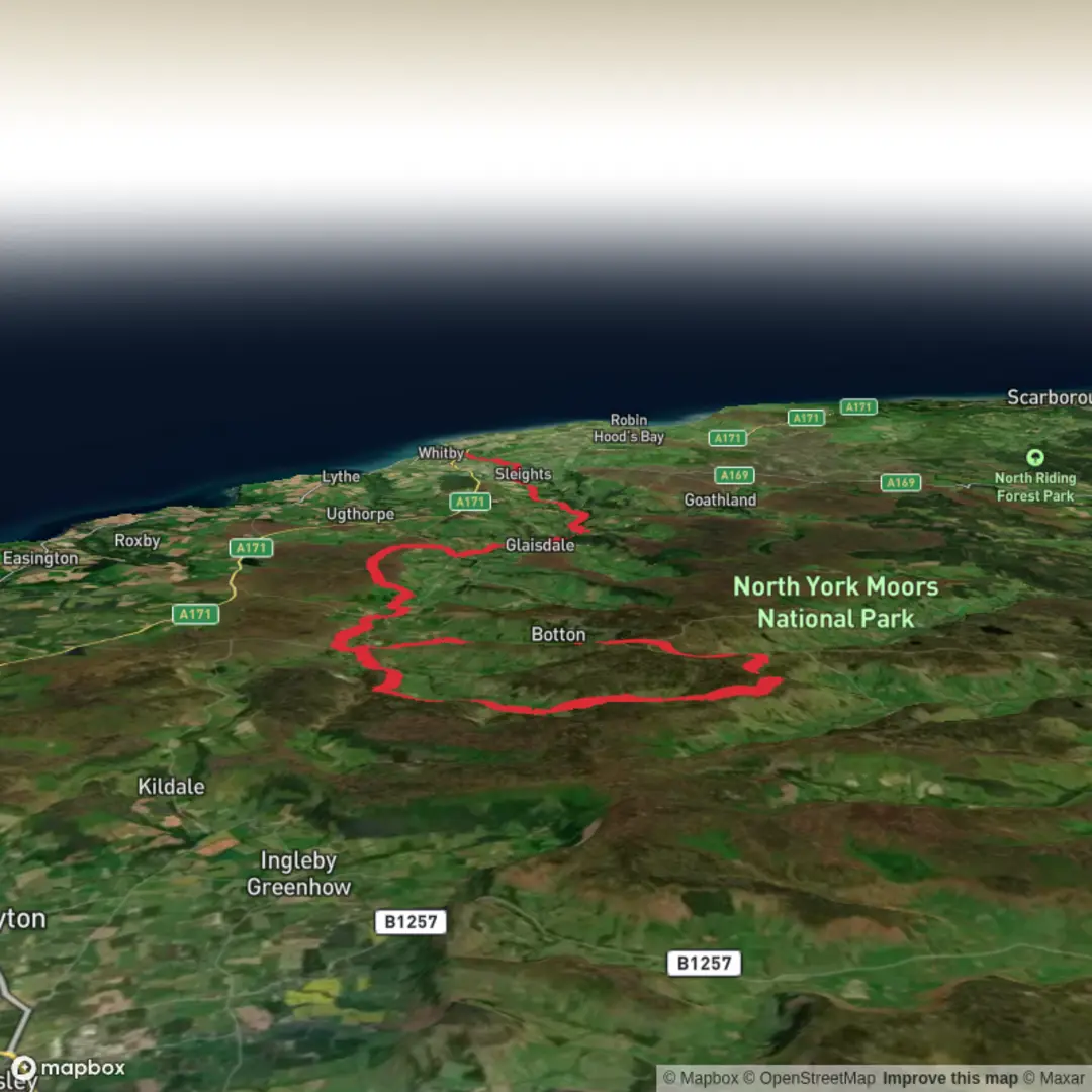 An image depicting the trail The Esk Valley and its surrounding area.