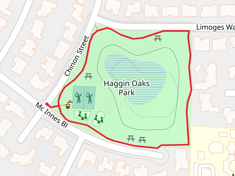 Haggin Oaks Drive Loop