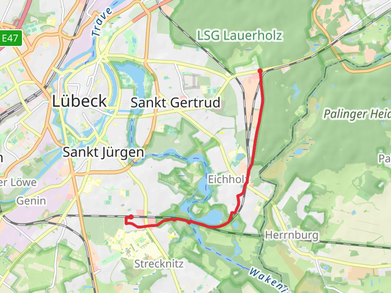 Der Kleine See via Draegerweg