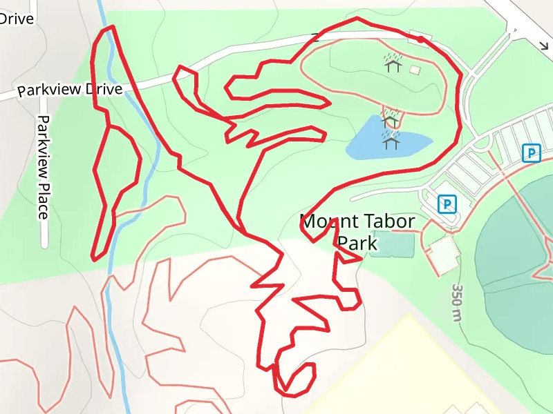 Mount Tabor Park Walking Trail