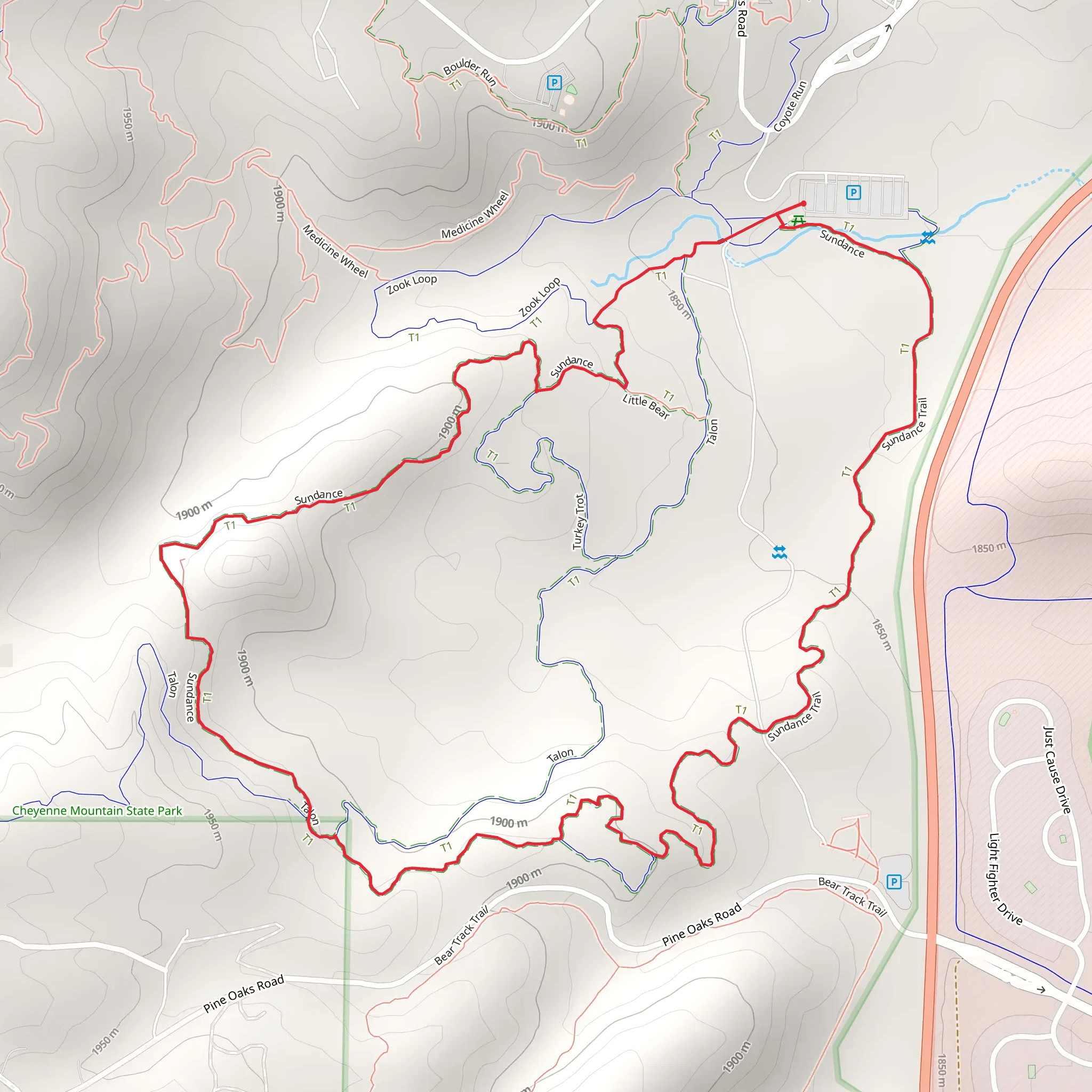 Sundance Loop mobile static map