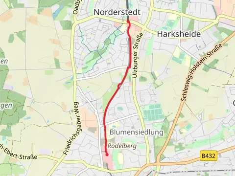 Norderstedt Mitte to Garstedt