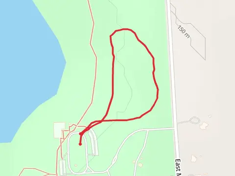 Lake Loop Trail near Mud lake