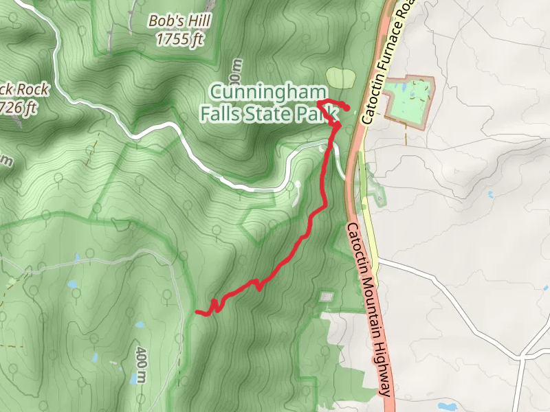 Catoctin National Recreation Trail - Short from Catoctin Furnace Road