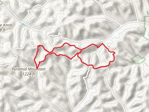 Shawnee Backpack Trail, Silver Arrow Trail and Hobey Hollow Trail