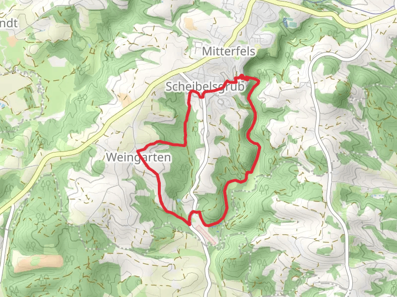 Weingartenweg Variante A and B