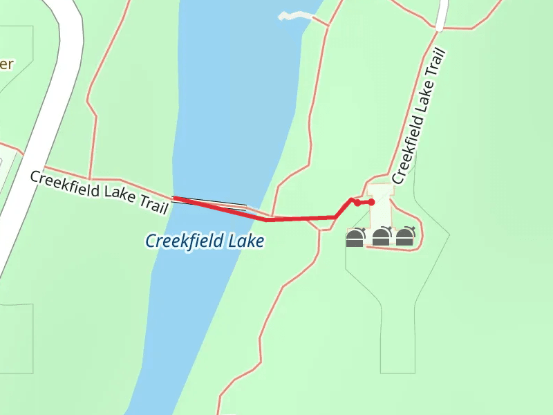 Creekfiekd Lake Short Trail