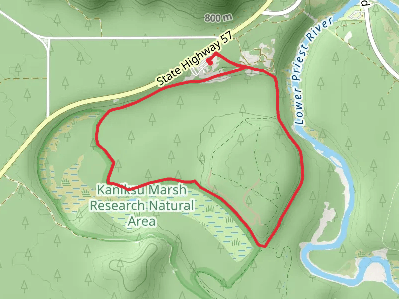 Chipmunk Rapids and Kaniksu Marsh Loop Trail