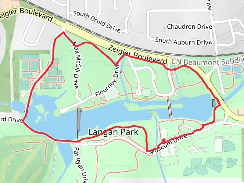 Langan Park and Spring Hill Lake Loop