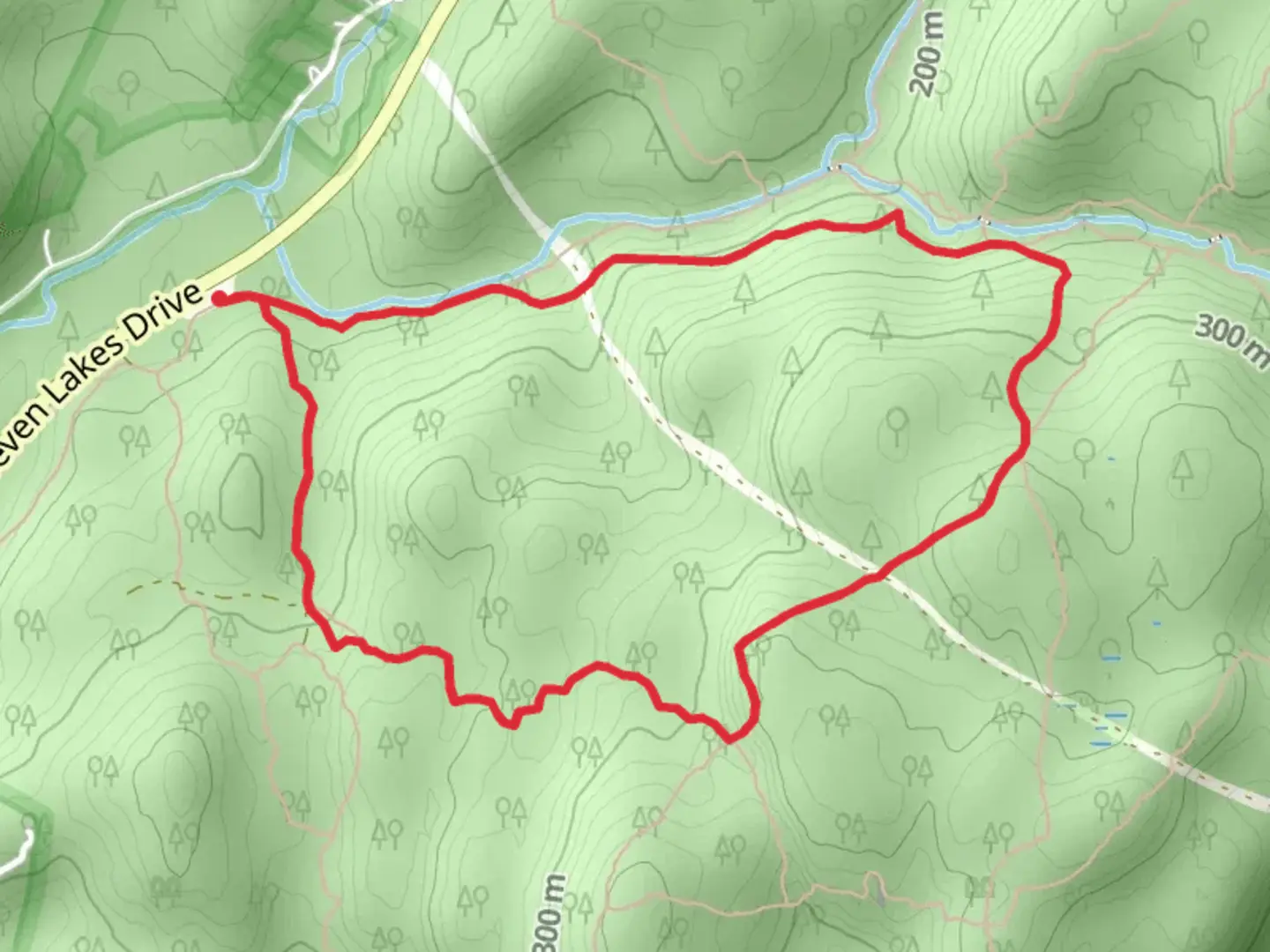 An image depicting the trail Stony Brook and Pine Brook Meadow Loop Trail and its surrounding area.