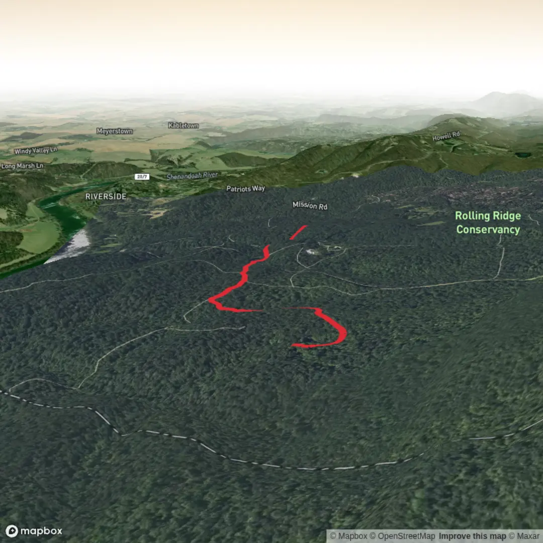 An image depicting the trail Mission Road Trail and its surrounding area.