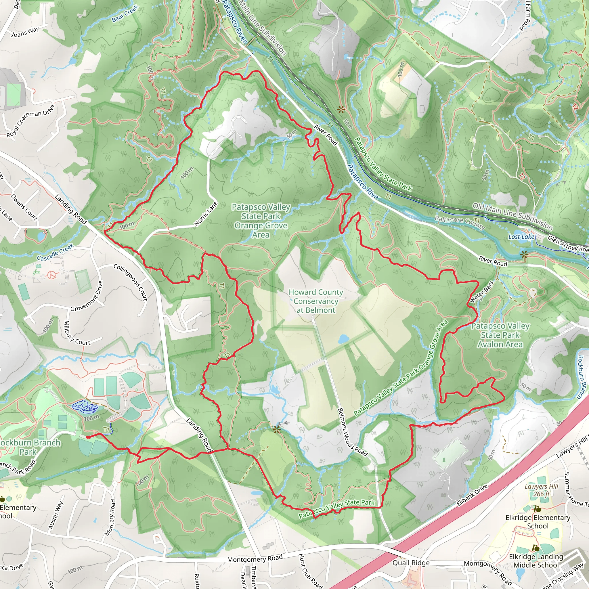Hop the Snake, Cascade Falls and Lewis and Clark Loop Trail | Howard